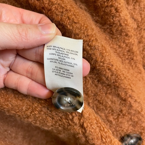 Aritzia Wilfred Fuzzy Cardigan - Picture 4 of 5